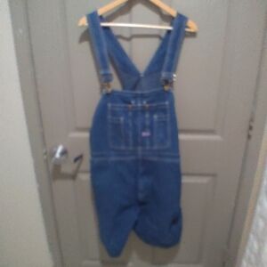 Men's Big Smith Denim Blue Jean Cargo Shortslls Size 46x28